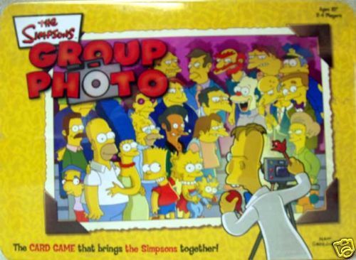 Simpsons™ GROUP PHOTO Card Game © 2003 USAopoly